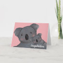 Recherche de bébé koala vœux cartes Rose