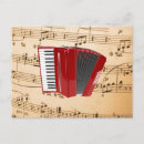 Recherche de musique cartes postales Instrument musical