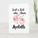 Recherche de axolotl vœux cartes Fille