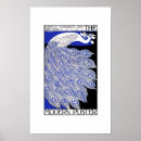 Recherche de vintage paon posters Moderne
