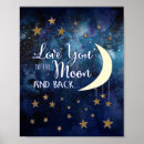 Recherche de love you to the moon posters Étoiles