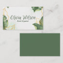 Recherche de nature verte cartes visite Maquillage moderne