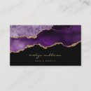 Recherche de violette et noir cartes visite Maquillage