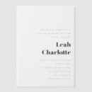 Recherche de détail 13x18 invitations Typographie