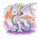 Recherche de dragon blanc voiture autocollants Créature