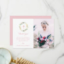Recherche de pink floral remerciements cartes Religieux