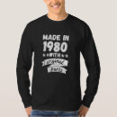 Recherche de habillement 1980 tshirts Anniversaire