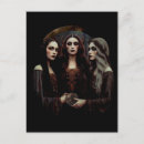 Recherche de triple cartes postales Sorcellerie