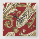 Recherche de motifs décoratifs horloges Floral