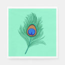 Recherche de paon serviettes Turquoise