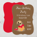 Recherche de carlin mignon invitations Fête d'anniversaire