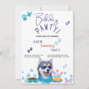 Recherche de husky invitations Fête d'anniversaire