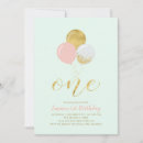 Recherche de rose et menthe invitations Fille