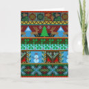 Recherche de tricoté vœux cartes Scandinave