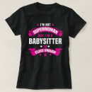Recherche de babysitter tshirts Emploi