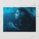 Recherche de sirène gothique posters Bleu