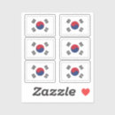 Recherche de sud coréen autocollants Drapeau