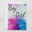 Recherche de fumée invitations Garçon ou fille