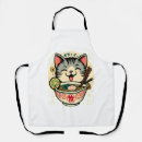 Recherche de chat japonais tabliers Dame de chat fou