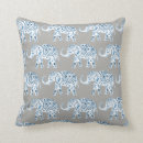 Recherche de éléphants coussins Gris