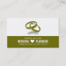 Recherche de coordonnateur de mariage cartes visite Événements