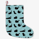 Recherche de chat noir chaussette de noël Pour elle