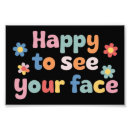 Recherche de visages heureux posters École