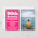 Recherche de 90th anniversaire invitations Minimaliste