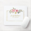 Recherche de fleurs sauvages roses tapis souris Aquarelle