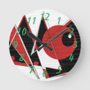 Recherche de oeil rouge horloges Noir