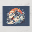 Recherche de ski neige cartes postales Sport