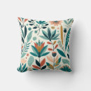 Recherche de orange et vert coussins Botanique