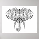 Recherche de éléphant mandala posters Zendoodle