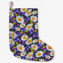 Recherche de fleurs sauvages chaussette de noël Arrière plan