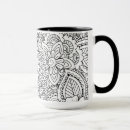 Recherche de livre de coloriage tasses Zendala