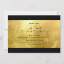 Recherche de collecte invitations Noir et or