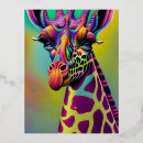 Recherche de portrait de girafe cartes postales Afrique