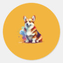 Recherche de corgi cardigan autocollants Corgis
