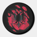 Recherche de drapeau albanais magnets Pays