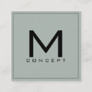 Recherche de cendre cartes visite Monogramme