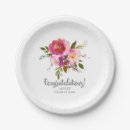 Recherche de pink graduation assiettes Floral
