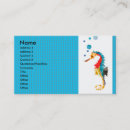 Recherche de hippocampe cartes visite Aquarelle