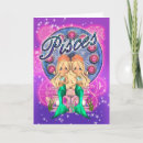 Recherche de mignonne sirène vœux cartes Sirènes