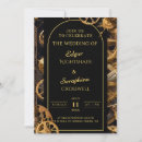 Recherche de steampunk mariage invitations Vintage