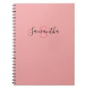 Recherche de rose girly de notes carnets Monogramme