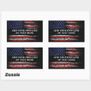 Recherche de american rectangles autocollants Usa