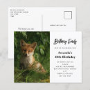 Recherche de renard anniversaire invitations Boisé