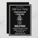 Recherche de skeleton halloween invitations Élégant