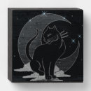 Recherche de lune chat art étoiles