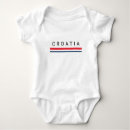 Recherche de drapeau de la croatie bébé vêtements Hrvatska